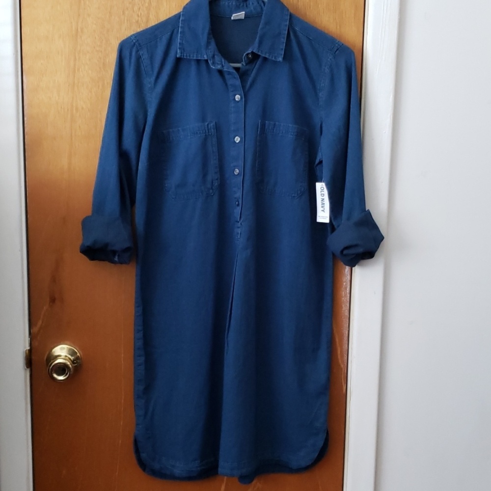 Old Navy Denim Shirt Dress